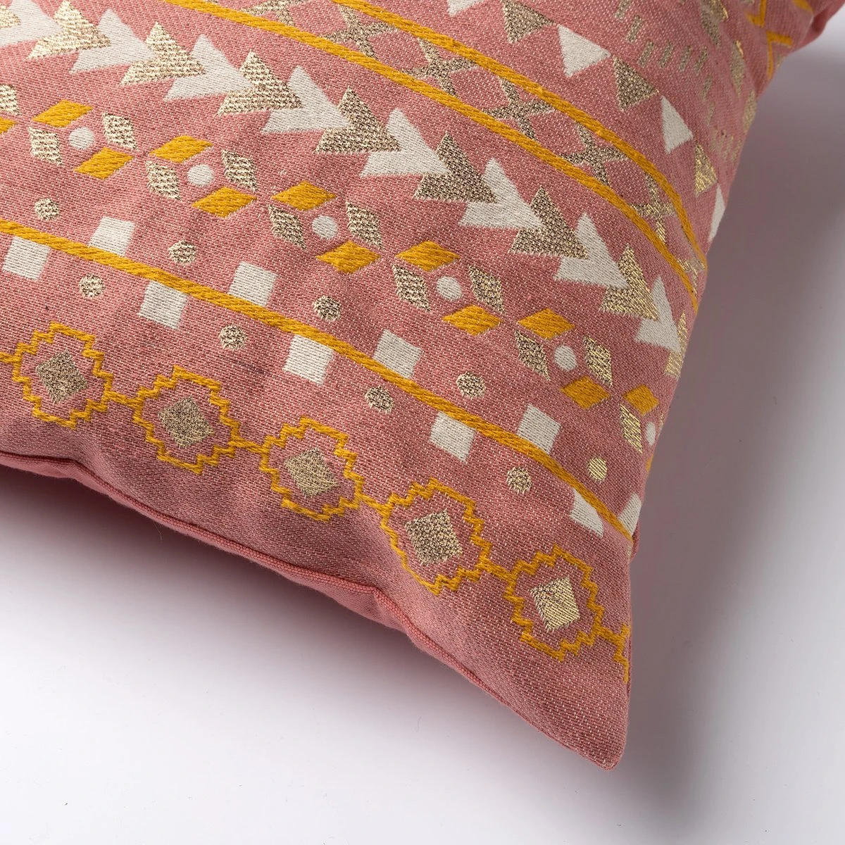 SANDY - Kussenhoes 45x45 Cm Muted Clay - Roze - Met Rits 4 SANDY - Kussenhoes 45x45 Cm Muted Clay - Roze - Met Rits - Afbeelding 2