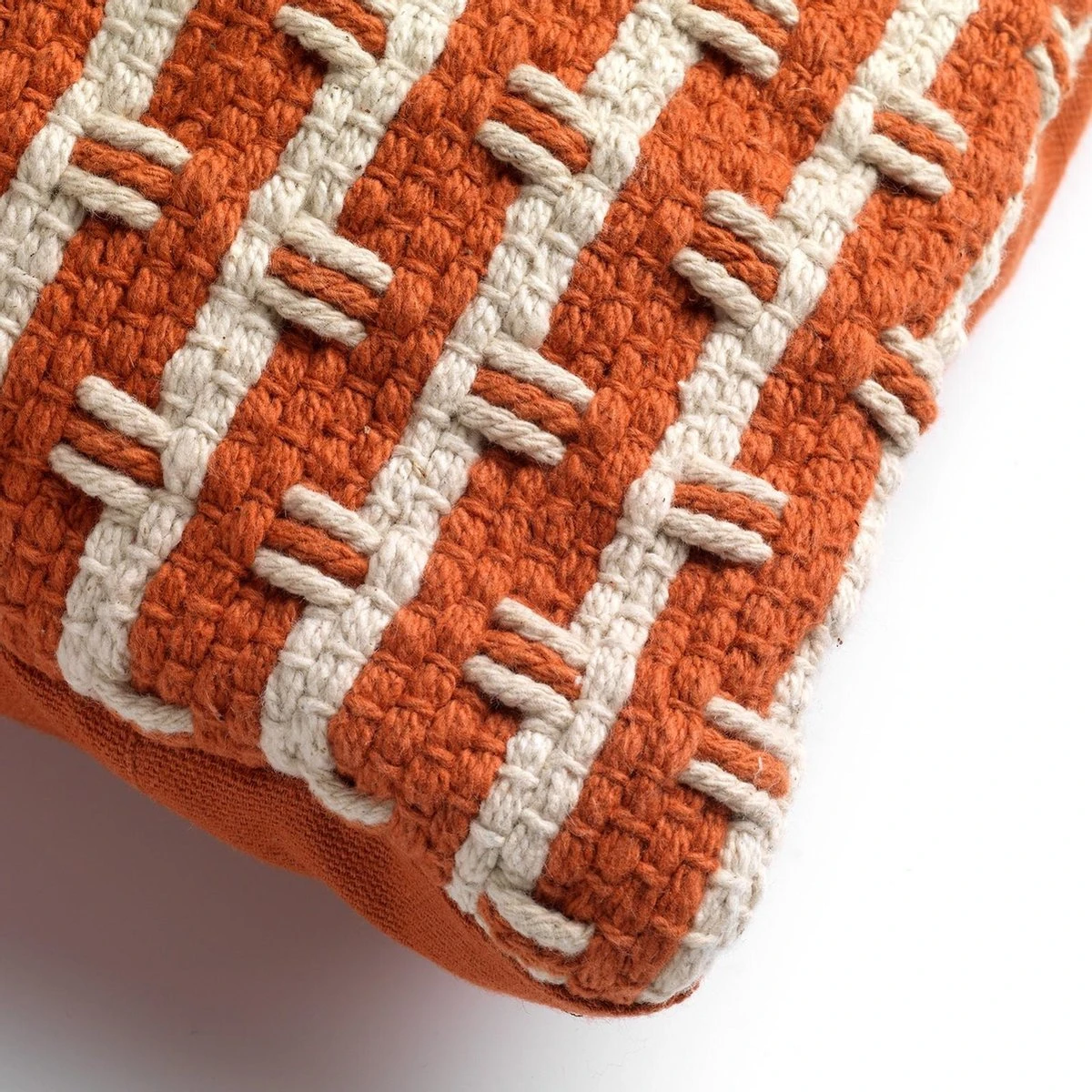 DANA - Kussenhoes Van Katoen Potters Clay 40x60 Cm - Oranje - Exclusief Binnenkussen 6 DANA - Kussenhoes Van Katoen Potters Clay 40x60 Cm - Oranje - Exclusief Binnenkussen - Afbeelding 4