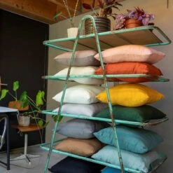 LINN - Kussenhoes Linnen Tobacco Brown 45x45 Cm - Exclusief Binnenkussen -Dutch Decor 1200x1200 842