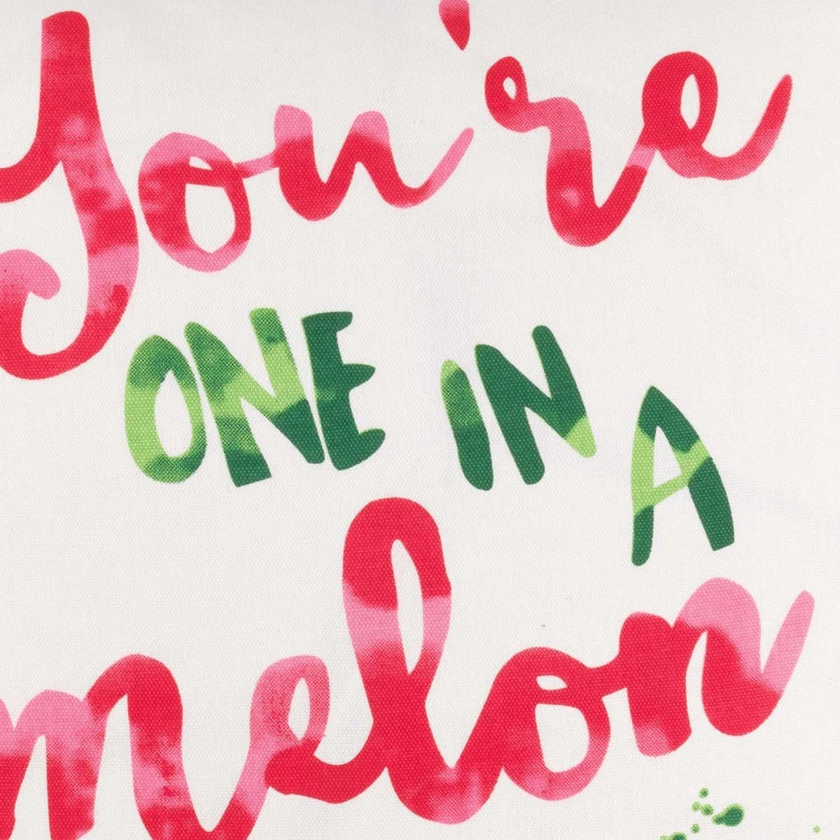 EVIE - Sierkussen Meloen 45x45 Cm - Ivoor / Wit - You're One In A Melon - Inclusief Binnenkussen 7 EVIE - Sierkussen Meloen 45x45 Cm - Ivoor / Wit - You're One In A Melon - Inclusief Binnenkussen - Afbeelding 5