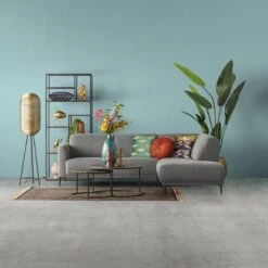 Dutch Decor - KAJA - Sierkussen Rond Velvet 40 Cm - Potters Clay - Oranje -Dutch Decor 1200x1200 925