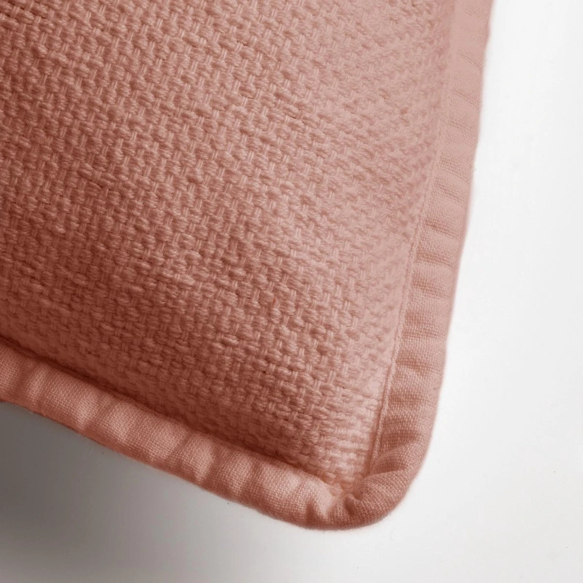 BOWIE - Sierkussen Van Gewassen Katoen Muted Clay 45x45 Cm - Roze - Inclusief Binnenkussen 5 BOWIE - Sierkussen Van Gewassen Katoen Muted Clay 45x45 Cm - Roze - Inclusief Binnenkussen - Afbeelding 3