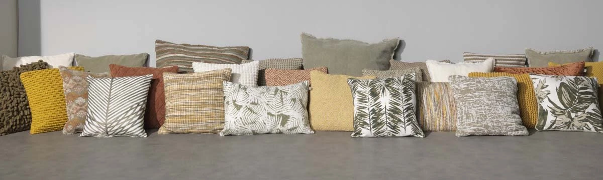 KNOPPA - Kussenhoes Olijf 45x45 Cm - Groen - Met Rits 6 KNOPPA - Kussenhoes Olijf 45x45 Cm - Groen - Met Rits - Afbeelding 4