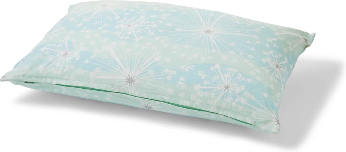 HAXO - Kussenhoes 40x60 Cm - Lichtblauw - Lichtgroen - 100% Katoen - Met Rits 6 HAXO - Kussenhoes 40x60 Cm - Lichtblauw - Lichtgroen - 100% Katoen - Met Rits - Afbeelding 4