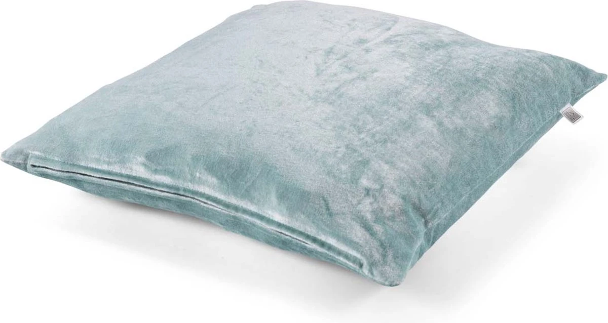 CIDO - Kussenhoes Velvet Licht Jade 45x45 Cm - Groen - Met Rits 7 CIDO - Kussenhoes Velvet Licht Jade 45x45 Cm - Groen - Met Rits - Afbeelding 5