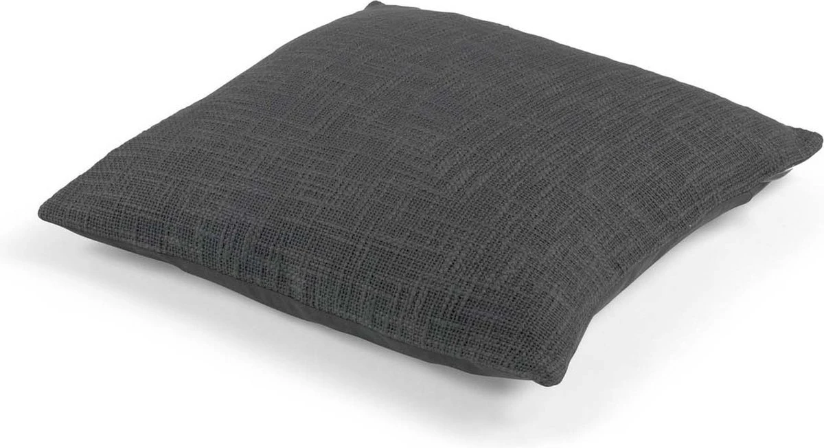 SARA - Kussenhoes Donkergrijs 45x45 Cm - Met Rits 7 SARA - Kussenhoes Donkergrijs 45x45 Cm - Met Rits - Afbeelding 5