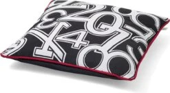 NUMBERS - Kussenhoes Met Print Zwart 50x50 Cm - Exclusief Binnenkussen -Dutch Decor 1200x654