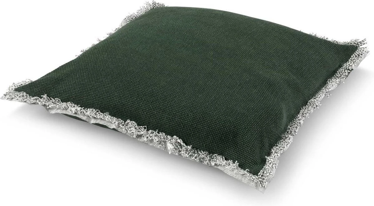 BURTO - Sierkussen Van Gewassen Katoen Mountain View 45x45 Cm - Groen - Inclusief Binnenvulling 5 BURTO - Sierkussen Van Gewassen Katoen Mountain View 45x45 Cm - Groen - Inclusief Binnenvulling - Afbeelding 3