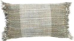 VIVAN - Kussenhoes Velvet Mist 40x60 Cm - Grijs - Exclusief Binnenkussen