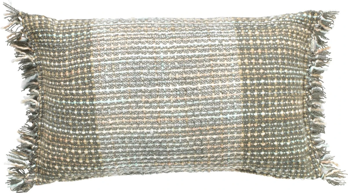 VIVAN - Kussenhoes Velvet Mist 40x60 Cm - Grijs - Exclusief Binnenkussen 3 VIVAN - Kussenhoes Velvet Mist 40x60 Cm - Grijs - Exclusief Binnenkussen