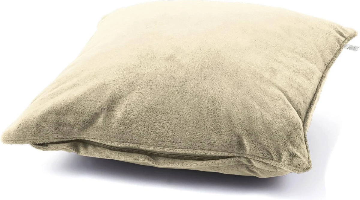 VELVET - Sierkussen 45x45 Cm - Zand - Beige - Effen - Inclusief Binnenvulling 10 VELVET - Sierkussen 45x45 Cm - Zand - Beige - Effen - Inclusief Binnenvulling - Afbeelding 8