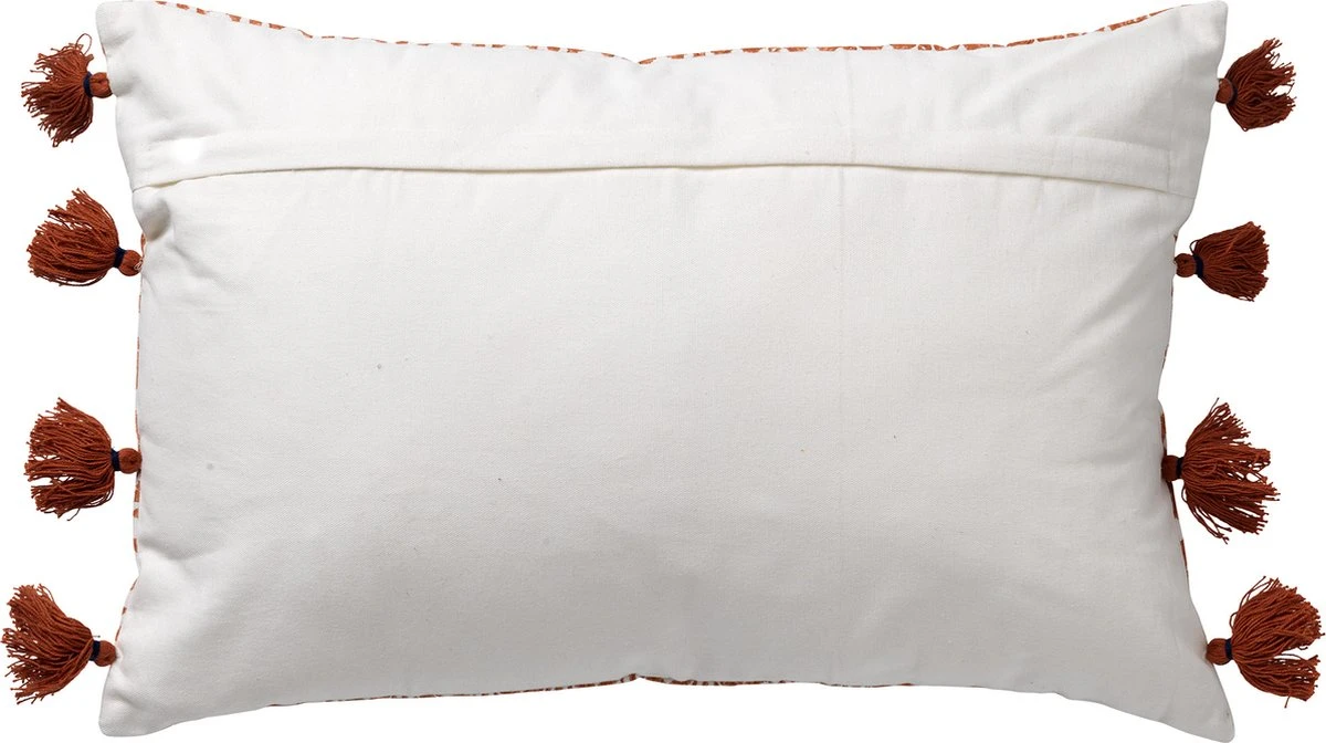 TEQUILA - Kussenhoes Van Katoen 40x60 Cm Potters Clay - Oranje - Exclusief Binnenkussen 4 TEQUILA - Kussenhoes Van Katoen 40x60 Cm Potters Clay - Oranje - Exclusief Binnenkussen - Afbeelding 2