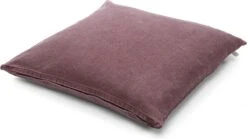 ANNA - Kussenhoes Bordeaux Van Gewassen Katoen 50x50 Cm - Rood - Exclusief Binnenkussen -Dutch Decor 1200x673 1