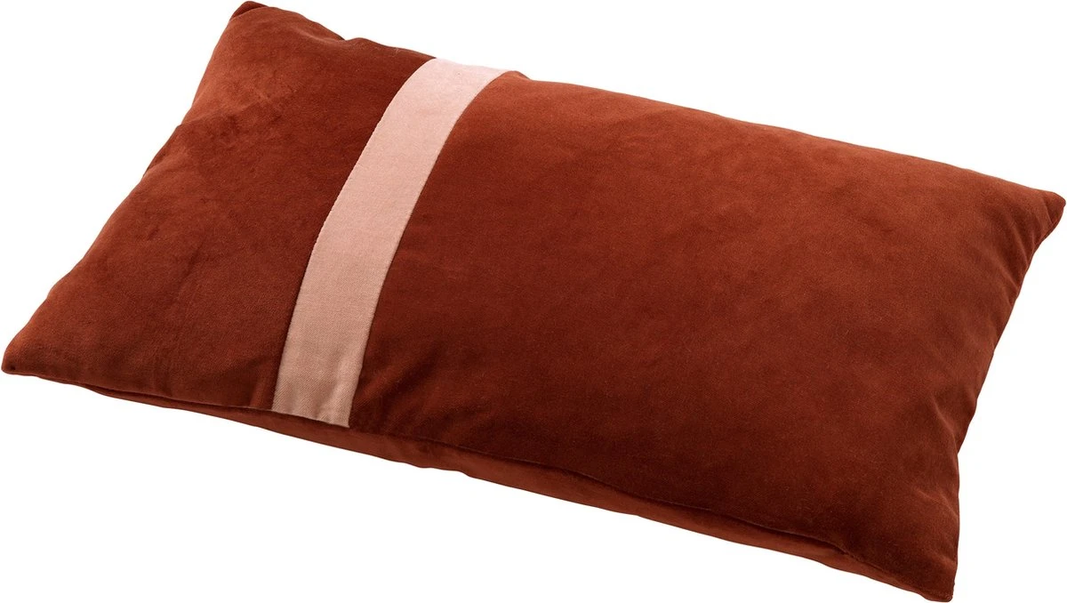 PIPPA - Kussenhoes Velvet 30x50 Cm - Muted Clay - Roze - Exclusief Binnenkussen 6 PIPPA - Kussenhoes Velvet 30x50 Cm - Muted Clay - Roze - Exclusief Binnenkussen - Afbeelding 4