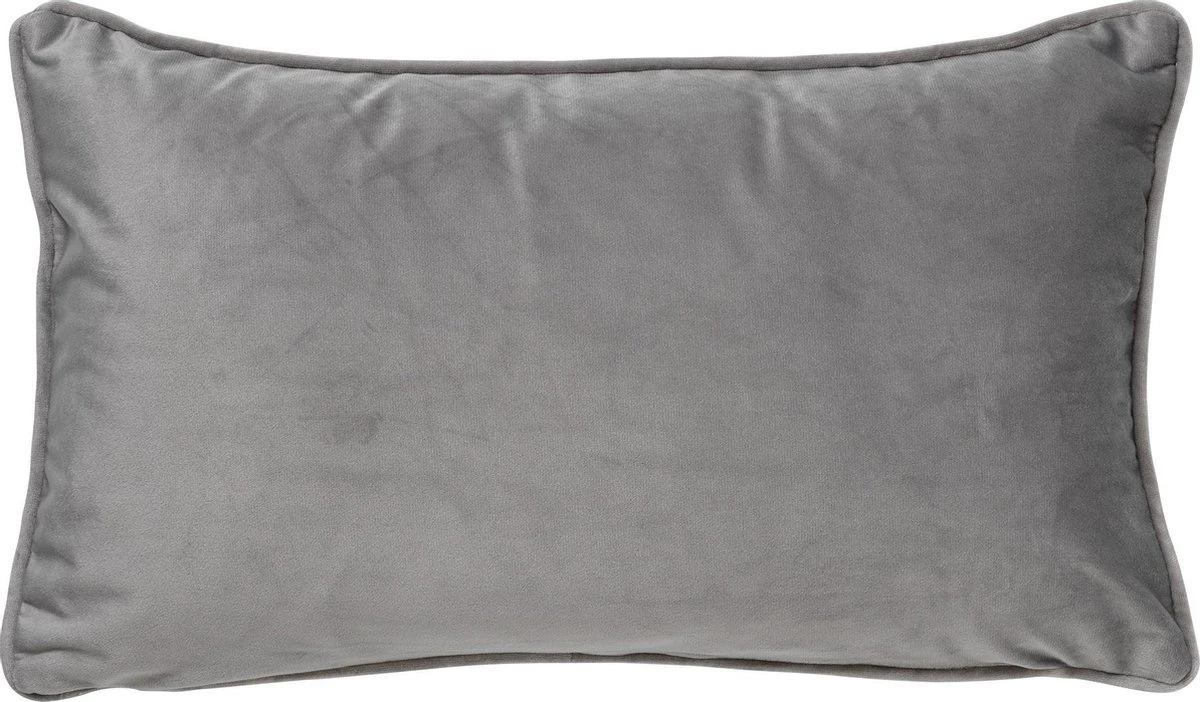 FINN - Sierkussen Velvet 30x50 Cm - Micro Chip - Lichtgrijs - Inclusief Binnenvulling 3 FINN - Sierkussen Velvet 30x50 Cm - Micro Chip - Lichtgrijs - Inclusief Binnenvulling