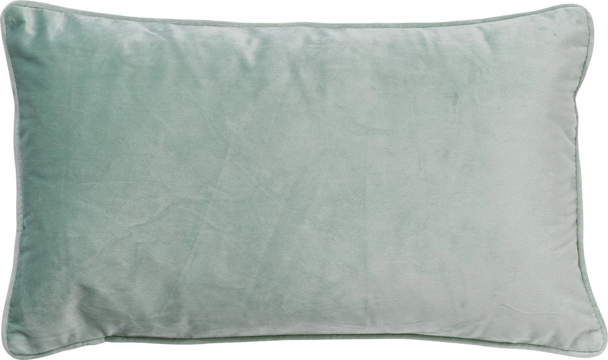 FINN - Kussenhoes Velvet 30x50 Cm - Jadeite - Lichtgroen - Exclusief Binnenkussen