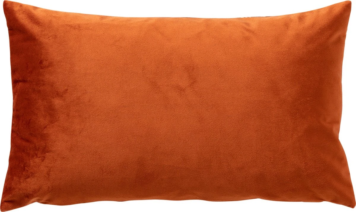 AVA - Kussenhoes Velvet Potters Clay 30x50 Cm - Oranje - Exclusief Binnenkussen 4 AVA - Kussenhoes Velvet Potters Clay 30x50 Cm - Oranje - Exclusief Binnenkussen - Afbeelding 2