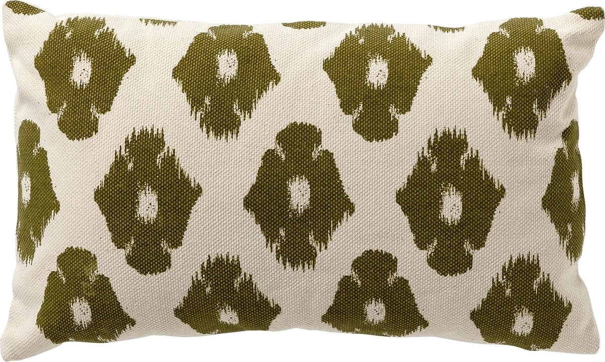 RICO - Kussenhoes 30x50 Cm Olive Branch - Groen - Met Rits 3 RICO - Kussenhoes 30x50 Cm Olive Branch - Groen - Met Rits