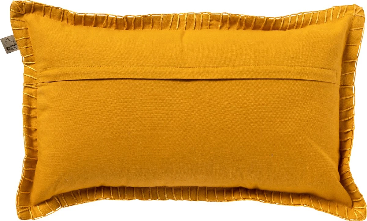 REBEL - Kussenhoes Velvet 30x50 Cm Golden Glow - Geel - Exclusief Binnenkussen 4 REBEL - Kussenhoes Velvet 30x50 Cm Golden Glow - Geel - Exclusief Binnenkussen - Afbeelding 2