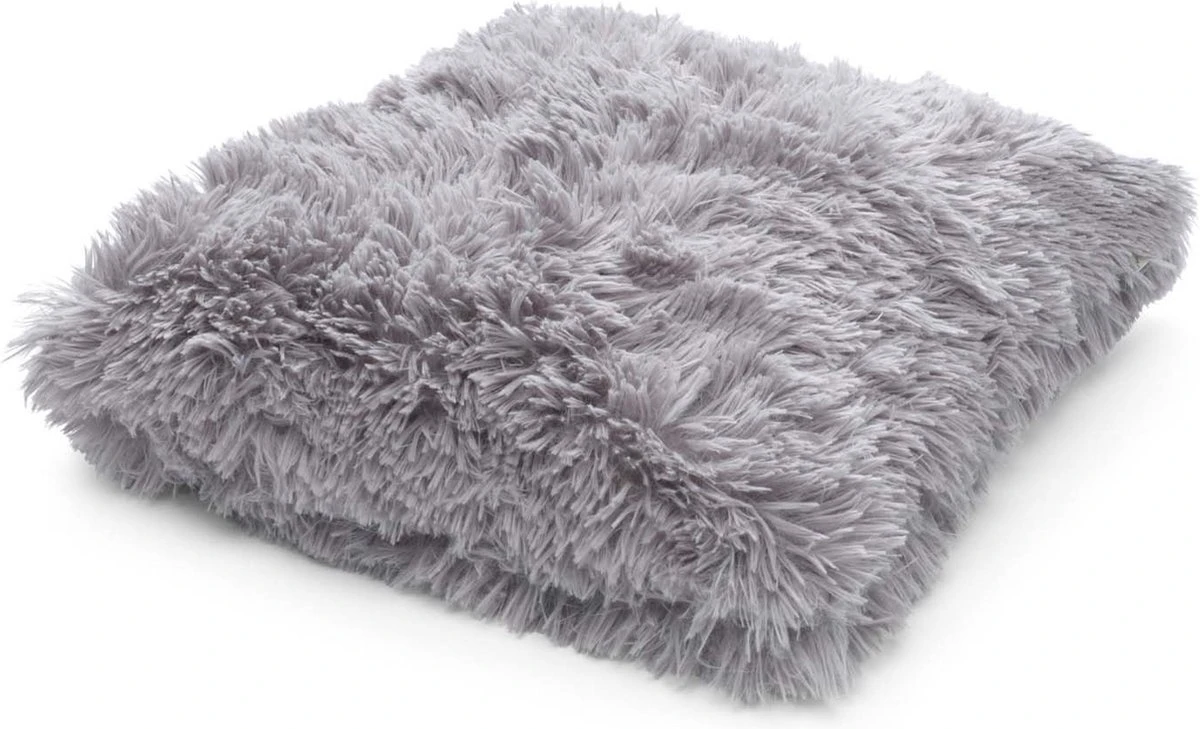FLUFFY - Kussenhoes Unikleur 45x45 Cm - Micro Chip - Lichtgrijs - Exclusief Binnenkussen 4 FLUFFY - Kussenhoes Unikleur 45x45 Cm - Micro Chip - Lichtgrijs - Exclusief Binnenkussen - Afbeelding 2
