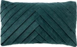 FEMM - Kussenhoes Velvet 30x50 Cm - Sagebrush Green - Groen - Exclusief Binnenkussen