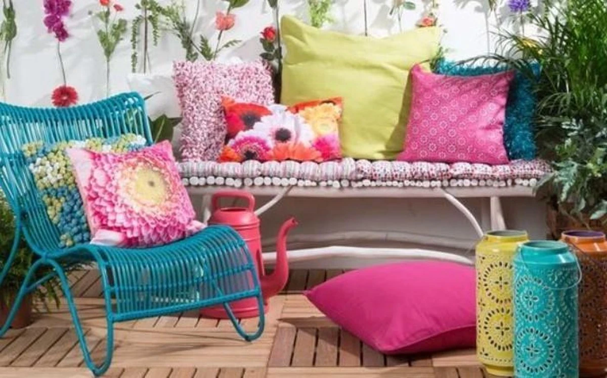 SAMARA - Sierkussen Gerbera's - Fuchsia - 30x50 Cm - Inclusief Binnenkussen 8 SAMARA - Sierkussen Gerbera's - Fuchsia - 30x50 Cm - Inclusief Binnenkussen - Afbeelding 6