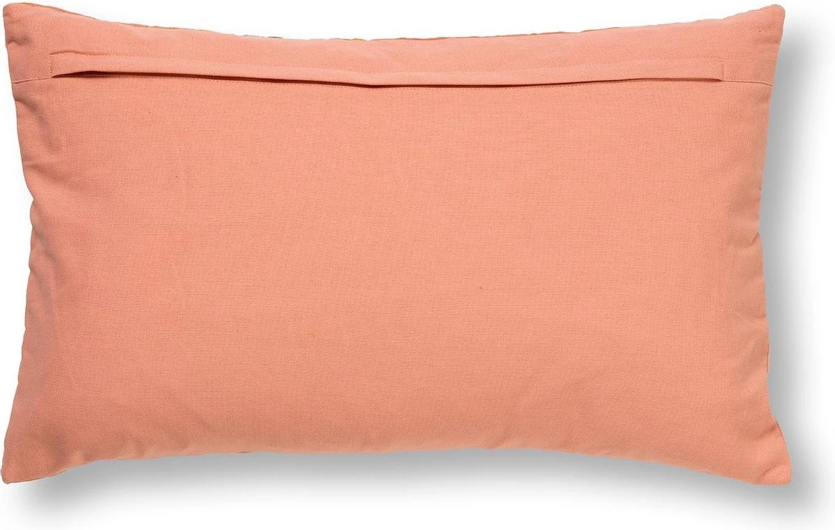 RENLY - Sierkussen Velvet - 40x60 Cm - Muted Clay - Roze - Retro Dessin - Inclusief Binnenvulling 4 RENLY - Sierkussen Velvet - 40x60 Cm - Muted Clay - Roze - Retro Dessin - Inclusief Binnenvulling - Afbeelding 2