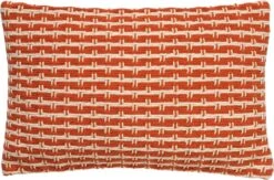 DANA - Kussenhoes Van Katoen Potters Clay 40x60 Cm - Oranje - Exclusief Binnenkussen