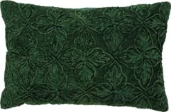 AMAR - Kussenhoes Van Katoen 40x60 Cm Mountain View - Groen - Exclusief Binnenkussen