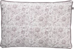 CESAR - Sierkussen 40x60 Cm - Aubergine - Paars - Roze - Bloemen - Inclusief Binnenkussen