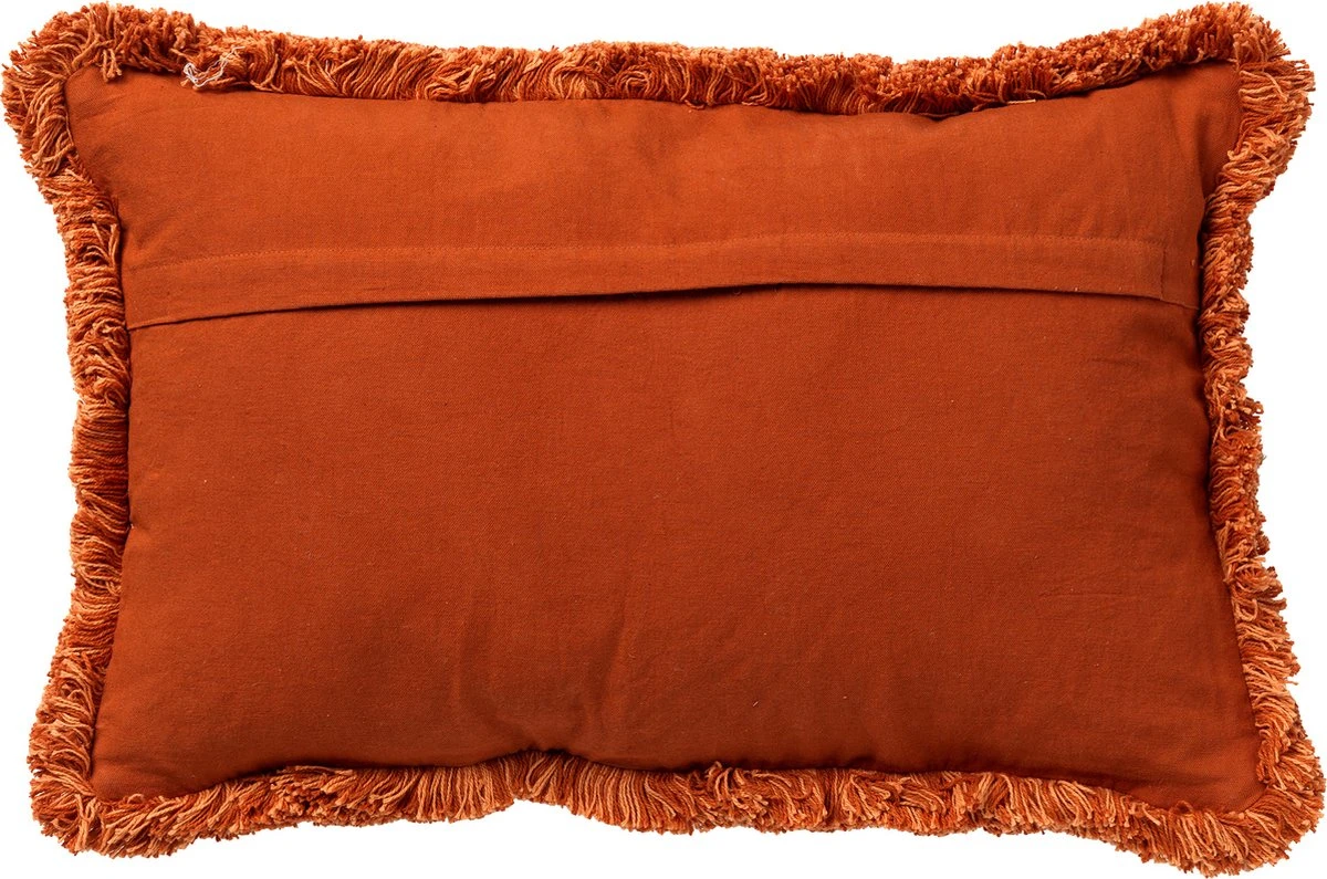 BOHO - Kussenhoes Van Katoen 40x60 Cm Potters Clay - Oranje - Exclusief Binnenkussen 4 BOHO - Kussenhoes Van Katoen 40x60 Cm Potters Clay - Oranje - Exclusief Binnenkussen - Afbeelding 2