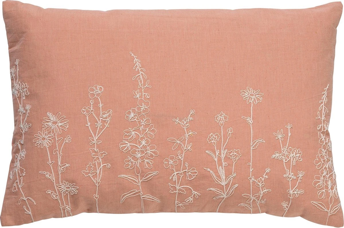 MADELIN - Kussenhoes Van Katoen Muted Clay 40x60 Cm - Roze - Exclusief Binnenkussen 3 MADELIN - Kussenhoes Van Katoen Muted Clay 40x60 Cm - Roze - Exclusief Binnenkussen