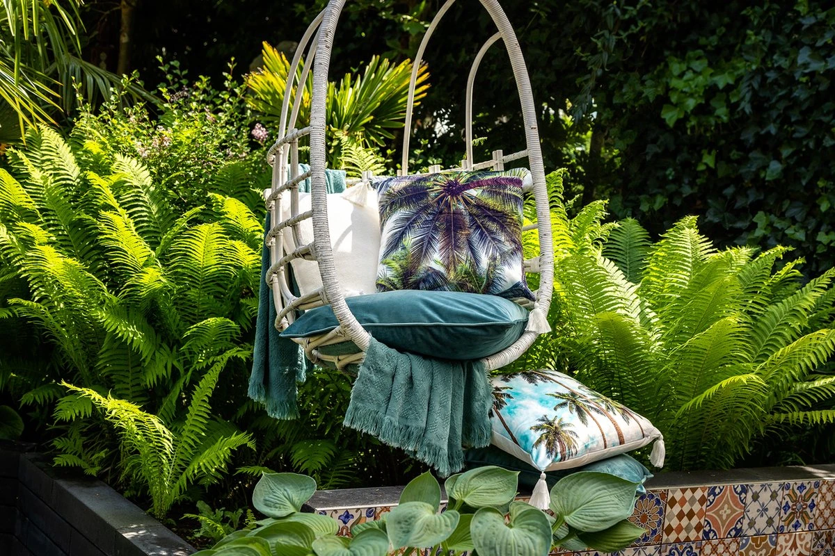 Dutch Decor - BELLE - Plaid Van Katoen 130x180 Cm Sagebrush Green - Groen - Deken 6 Dutch Decor - BELLE - Plaid Van Katoen 130x180 Cm Sagebrush Green - Groen - Deken - Afbeelding 4