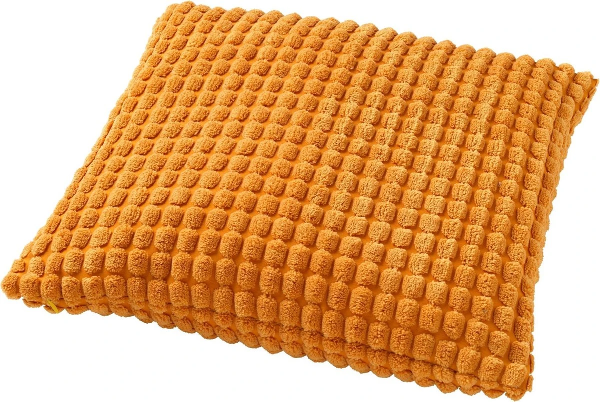 ROME - Sierkussen Uni 45x45 Cm - Golden Glow - Geel - Inclusief Binnenvulling 5 ROME - Sierkussen Uni 45x45 Cm - Golden Glow - Geel - Inclusief Binnenvulling - Afbeelding 3