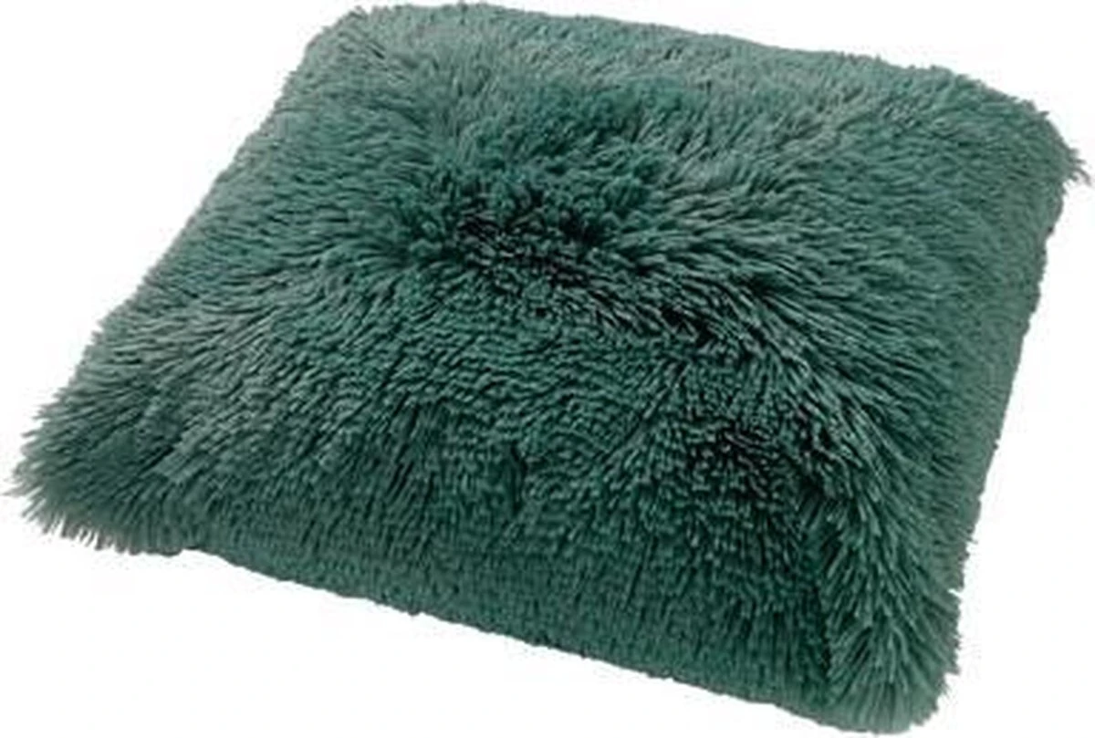 FLUFFY - Kussenhoes Unikleur 60x60 Cm - Sagebrush Green - Groen - Exclusief Binnenkussen 4 FLUFFY - Kussenhoes Unikleur 60x60 Cm - Sagebrush Green - Groen - Exclusief Binnenkussen - Afbeelding 2
