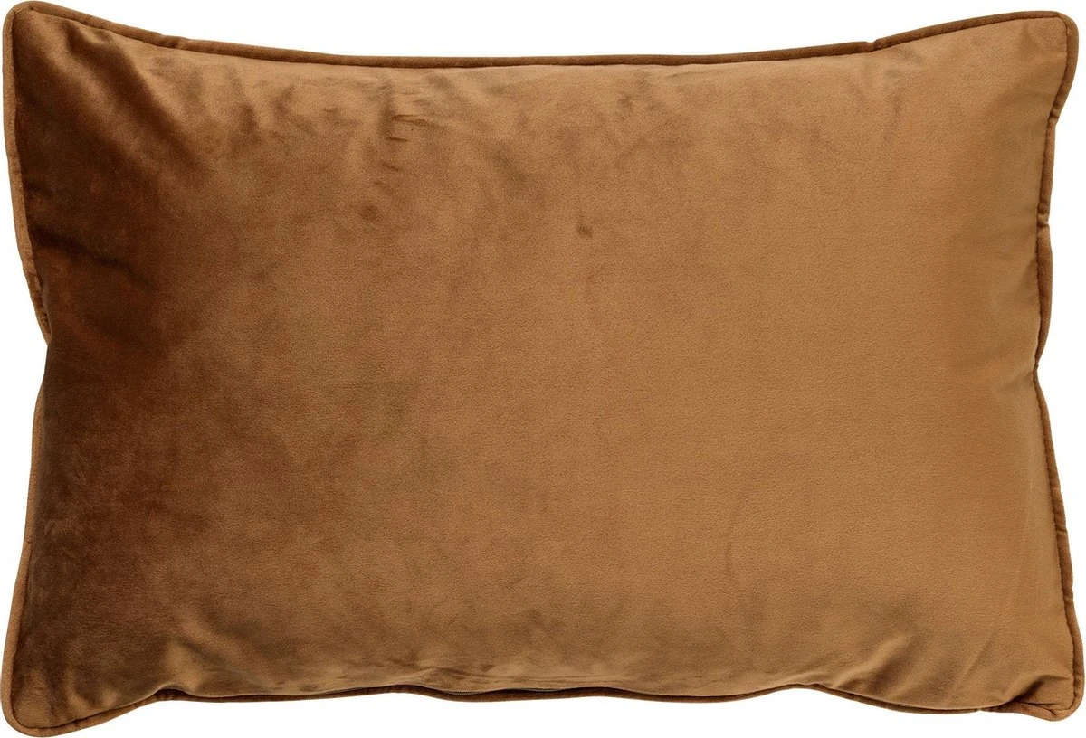 FINN - Kussenhoes Velvet Tobacco Brown 40x60 Cm - Bruin - Exclusief Binnenkussen 3 FINN - Kussenhoes Velvet Tobacco Brown 40x60 Cm - Bruin - Exclusief Binnenkussen