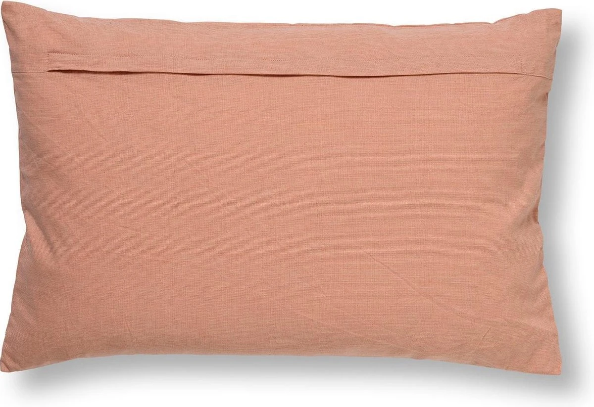 MADELIN - Kussenhoes Van Katoen Muted Clay 40x60 Cm - Roze - Exclusief Binnenkussen 4 MADELIN - Kussenhoes Van Katoen Muted Clay 40x60 Cm - Roze - Exclusief Binnenkussen - Afbeelding 2