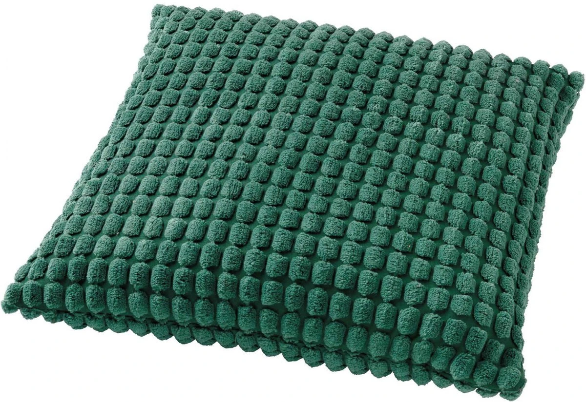 ROME - Kussenhoes Uni 45x45 Cm - Galapagos Green - Groen - Exclusief Binnenkussen 4 ROME - Kussenhoes Uni 45x45 Cm - Galapagos Green - Groen - Exclusief Binnenkussen - Afbeelding 2