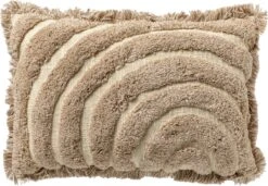 ALISON - Sierkussen 40x60 Cm Pumice Stone - Beige - Inclusief Binnenvulling