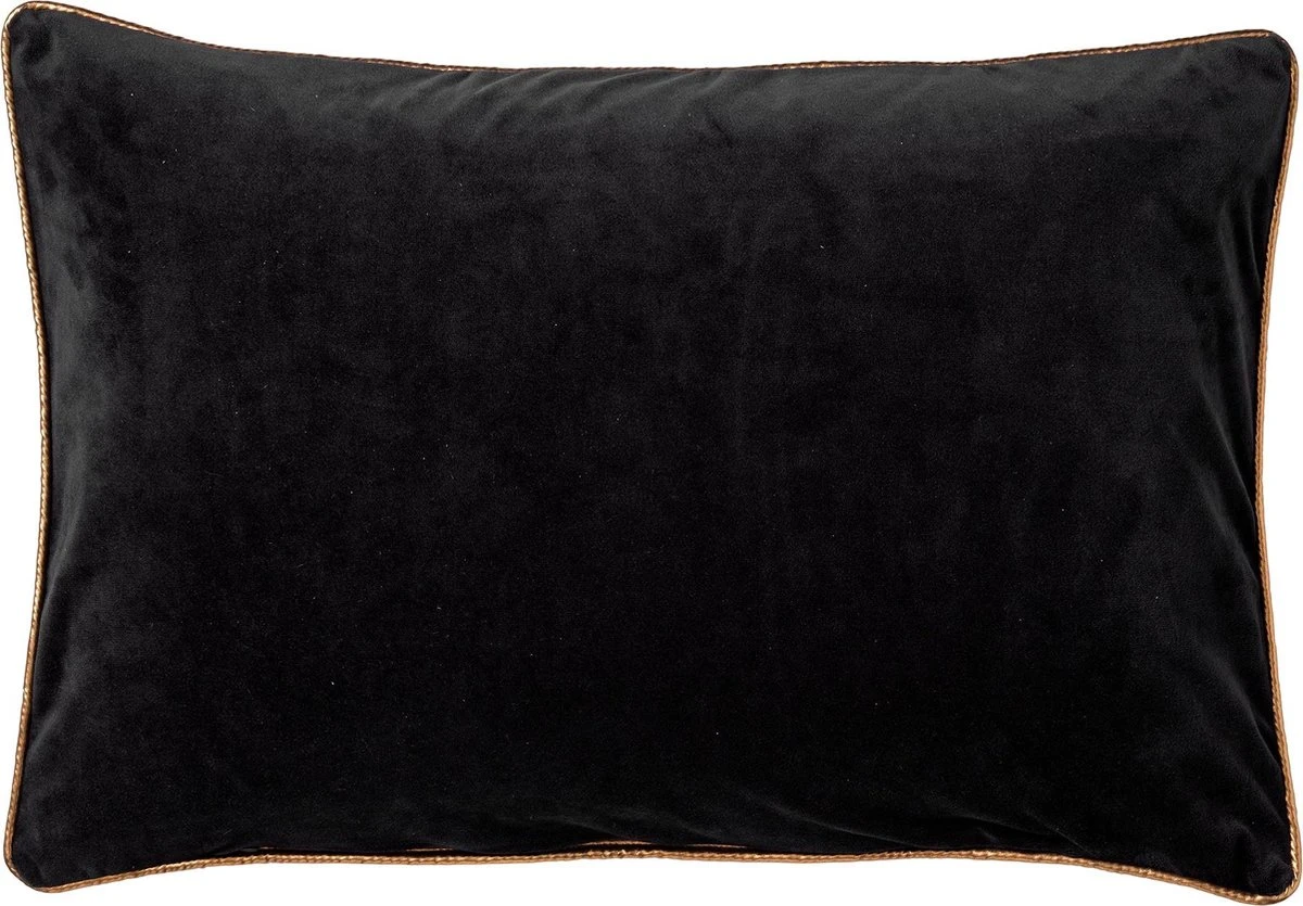 DALITA - Sierkussen Met Bloemenpatroon 40x60 Cm Raven - Zwart - Inclusief Binnenvulling 4 DALITA - Sierkussen Met Bloemenpatroon 40x60 Cm Raven - Zwart - Inclusief Binnenvulling - Afbeelding 2