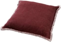 BURTO - Kussenhoes Van Gewassen Katoen Merlot 60x60 Cm - Rood - Exclusief Binnenkussen 16 BURTO - Kussenhoes Van Gewassen Katoen Merlot 60x60 Cm - Rood - Exclusief Binnenkussen -Dutch Decor 1200x836 1