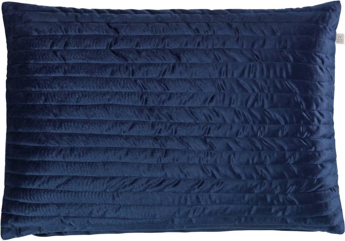 SAMLA - Sierkussen 40x60 Cm - Donkerblauw - Inclusief Binnenkussen 3 SAMLA - Sierkussen 40x60 Cm - Donkerblauw - Inclusief Binnenkussen