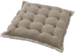 Set Van 4 - Dutch Decor BURTO - Stoelkussen Van Gewassen Katoen Pumice Stone 40x40 Cm - Beige - Zitkussen 10 Set Van 4 - Dutch Decor BURTO - Stoelkussen Van Gewassen Katoen Pumice Stone 40x40 Cm - Beige - Zitkussen -Dutch Decor 1200x843 2