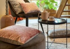 ELISA - Sierkussen Velvet 30x50 Cm - Wet Weather - Grijs - Inclusief Binnenvulling -Dutch Decor 1200x847 8