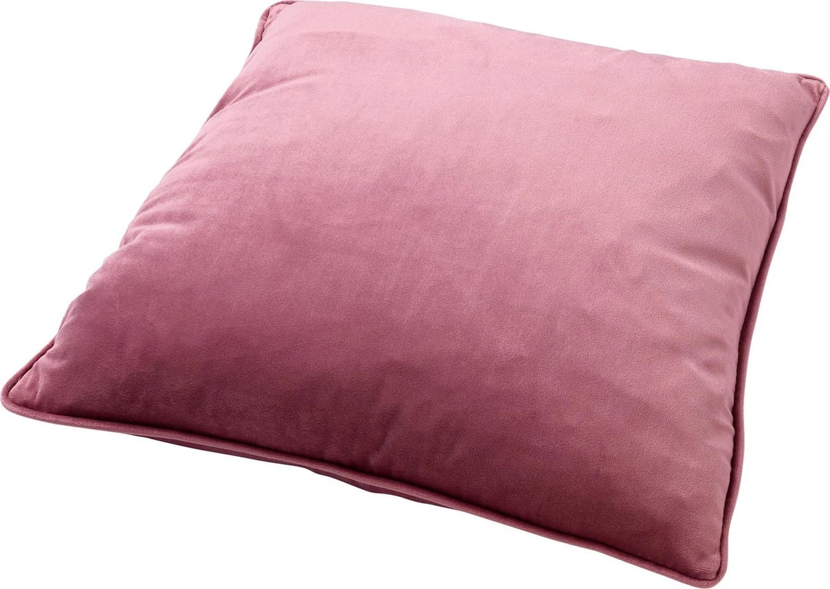 FINN - Kussenhoes Velvet 60x60 Cm - Heather Rose - Roze - Exclusief Binnenkussen 4 FINN - Kussenhoes Velvet 60x60 Cm - Heather Rose - Roze - Exclusief Binnenkussen - Afbeelding 2