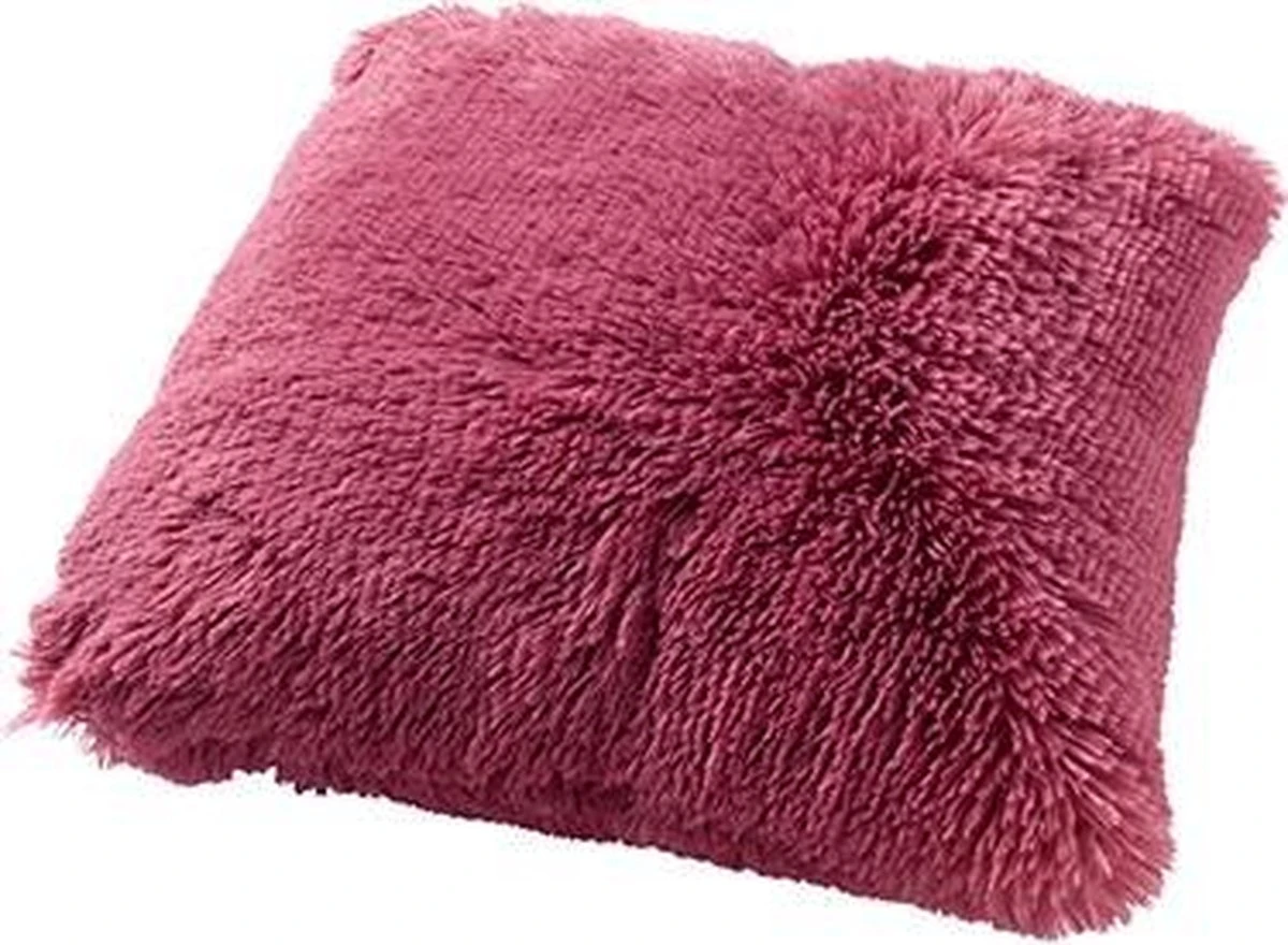 FLUFFY - Sierkussen Unikleur 60x60 Cm - Heather Rose - Roze - Inclusief Binnenvulling 5 FLUFFY - Sierkussen Unikleur 60x60 Cm - Heather Rose - Roze - Inclusief Binnenvulling - Afbeelding 3