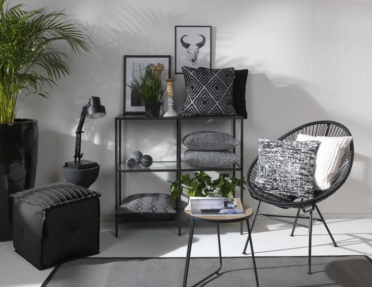 ROME - Sierkussen Uni 45x45 Cm - Snow White - Wit - Inclusief Binnenvulling 7 ROME - Sierkussen Uni 45x45 Cm - Snow White - Wit - Inclusief Binnenvulling - Afbeelding 5