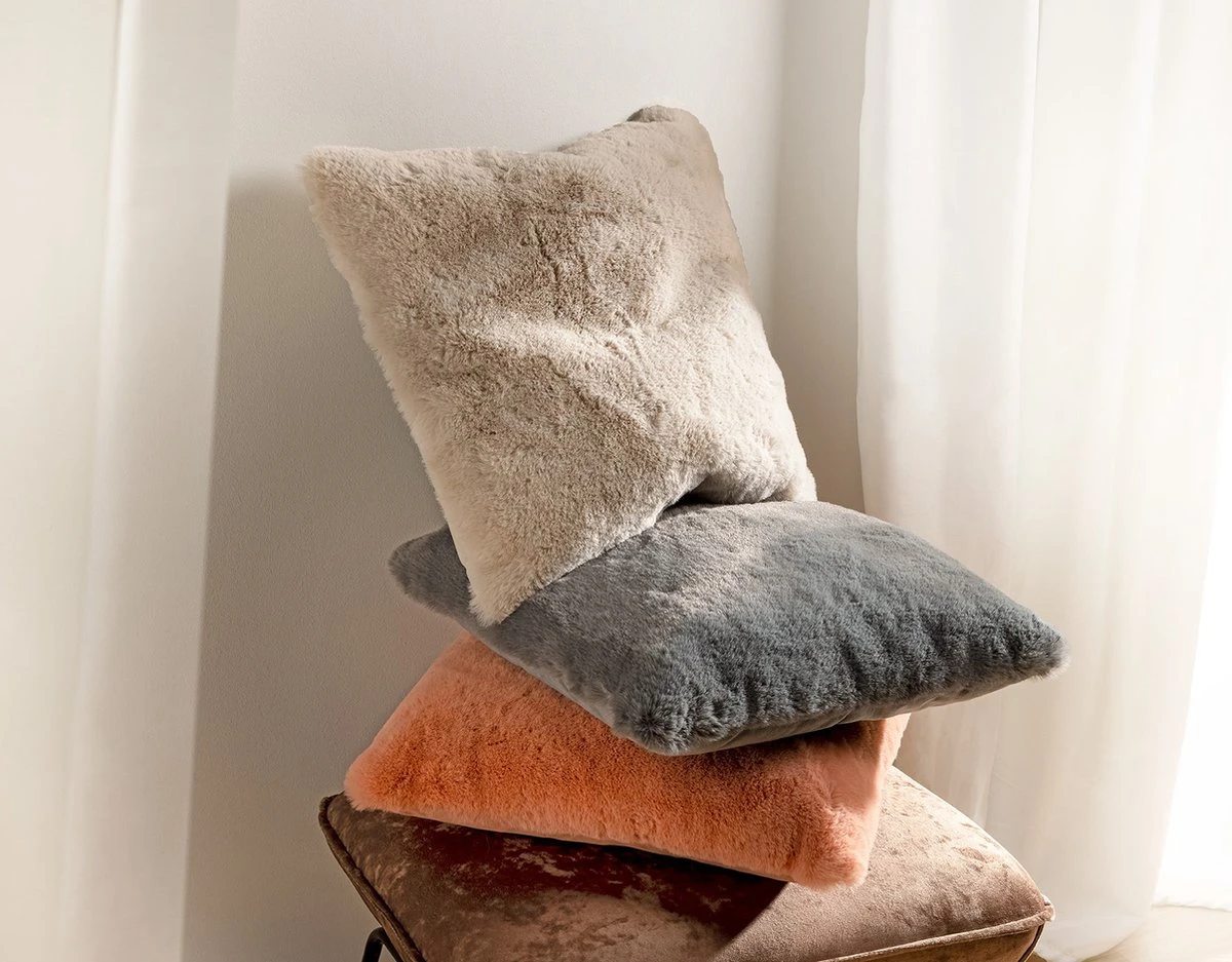 ZAYA - Kussenhoes Unikleur 45x45 Cm - Muted Clay - Roze - Superzacht - Exclusief Binnenkussen 6 ZAYA - Kussenhoes Unikleur 45x45 Cm - Muted Clay - Roze - Superzacht - Exclusief Binnenkussen - Afbeelding 4