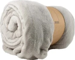 Dutch Decor - SIDNEY - Plaid 140x180 Cm Pumice Stone - Beige - 100% Polyester - Deken -Dutch Decor 1200x964