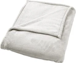 Dutch Decor - BILLY - Plaid Flannel Fleece 150x200 Cm - Snow White - Wit - Superzacht - Deken -Dutch Decor 1200x988